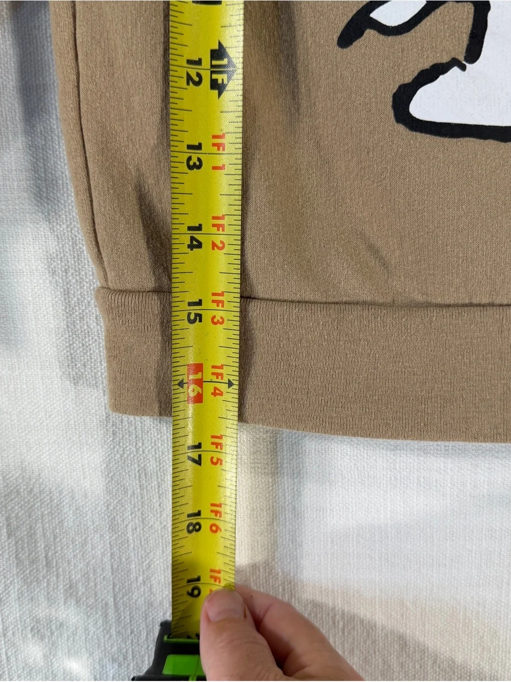 Peanuts Boys Matching Sweat outfit in Tan with Red and Yellow Accents